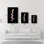 Wallity Pintura Decorativa de Vidrio Templado CAM-5035 46 x 72 cm